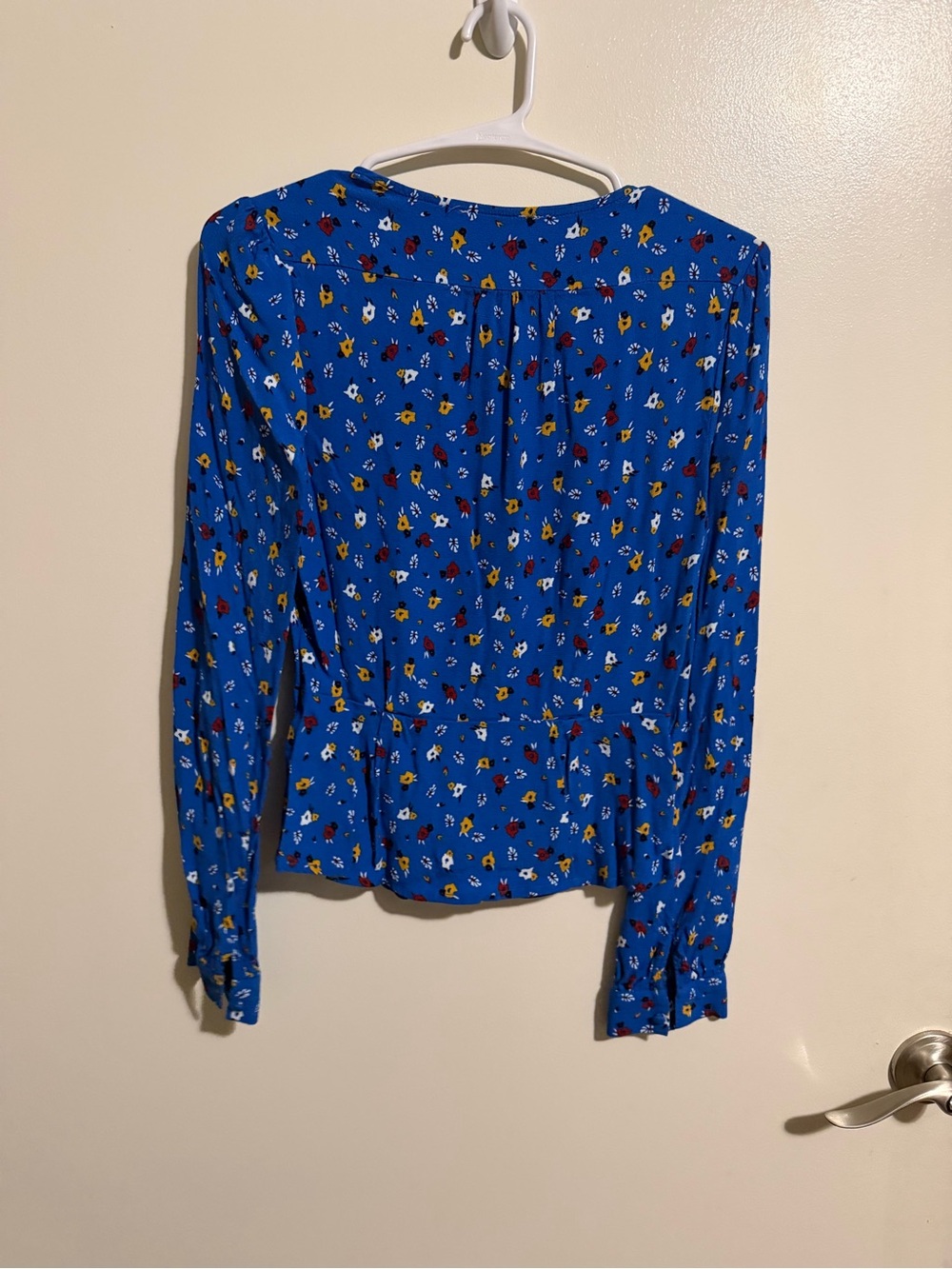 Philosophy Cobalt Blue Floral Blouse - Picture 2 of 3